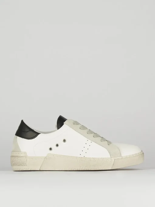 Sneakers pelle bianco