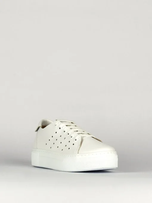 Sneakers pelle bianco