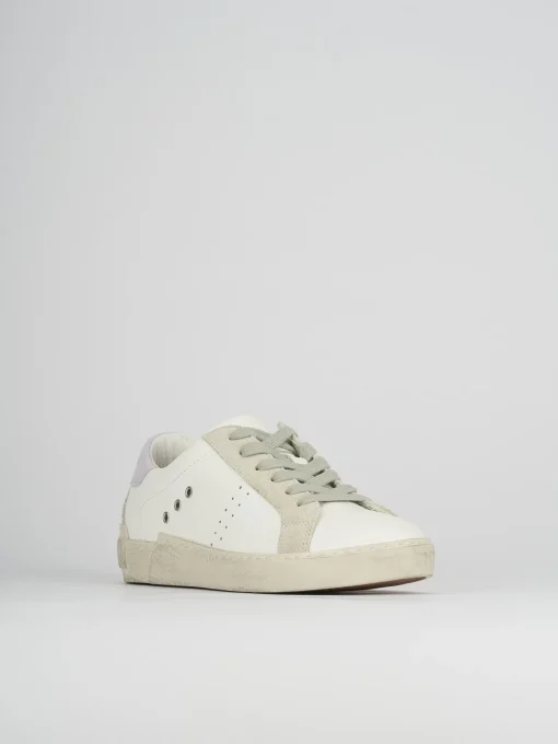 Sneakers pelle bianco