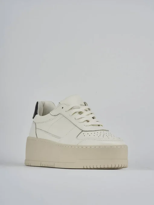Sneakers pelle bianco