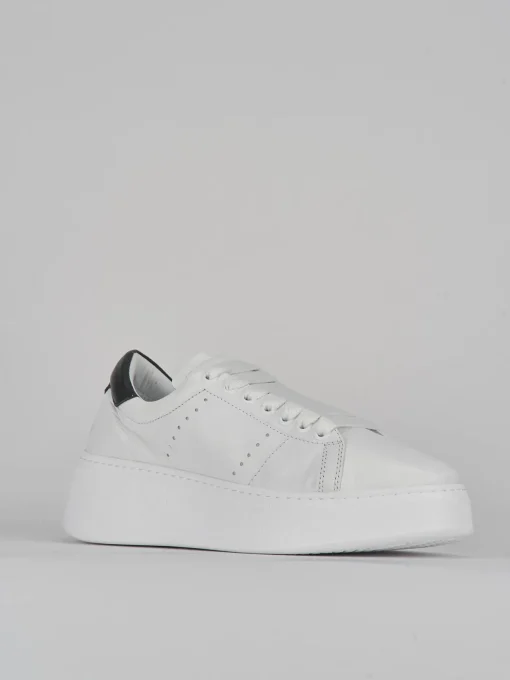 Sneakers pelle bianco