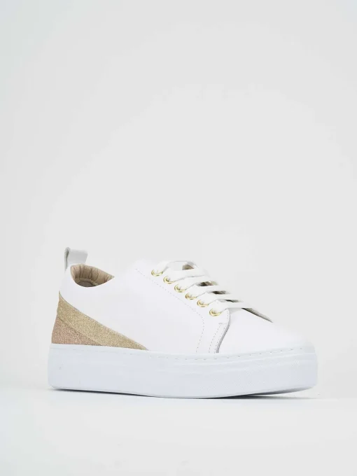 Sneakers pelle bianco