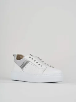 Sneakers pelle bianco