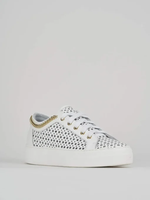 Sneakers pelle bianco