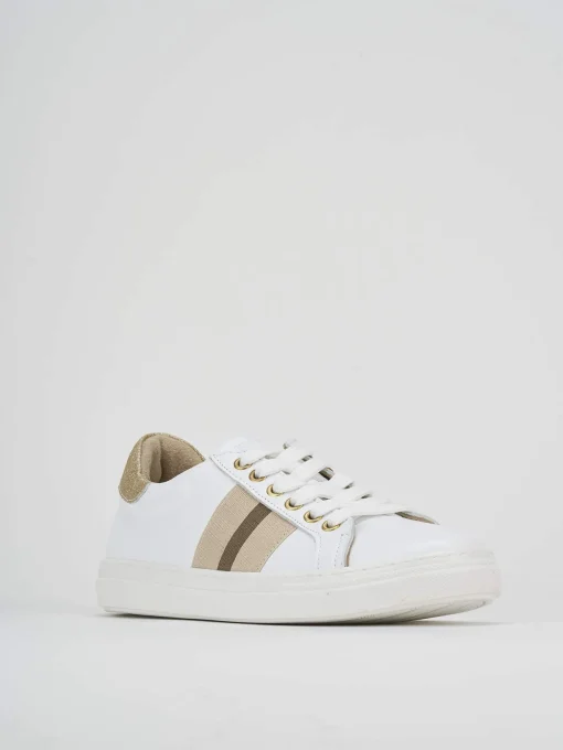 Sneakers pelle bianco