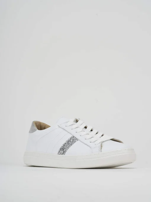 Sneakers pelle bianco