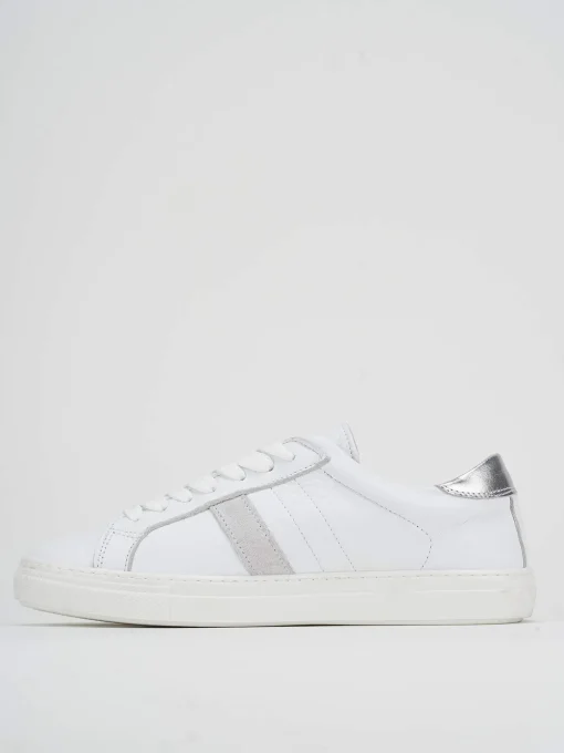 Sneakers pelle bianco