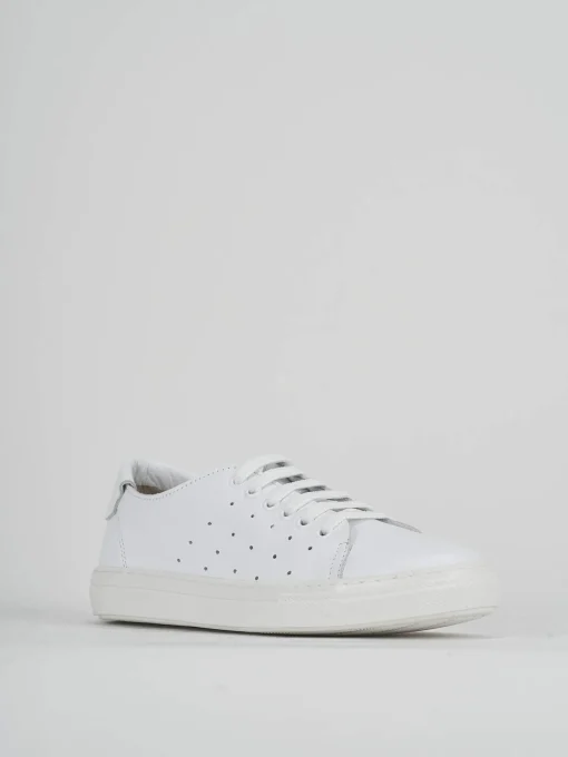 Sneakers pelle bianco