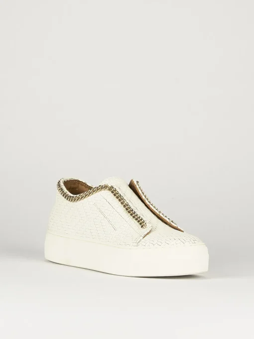 Sneakers pelle bianco