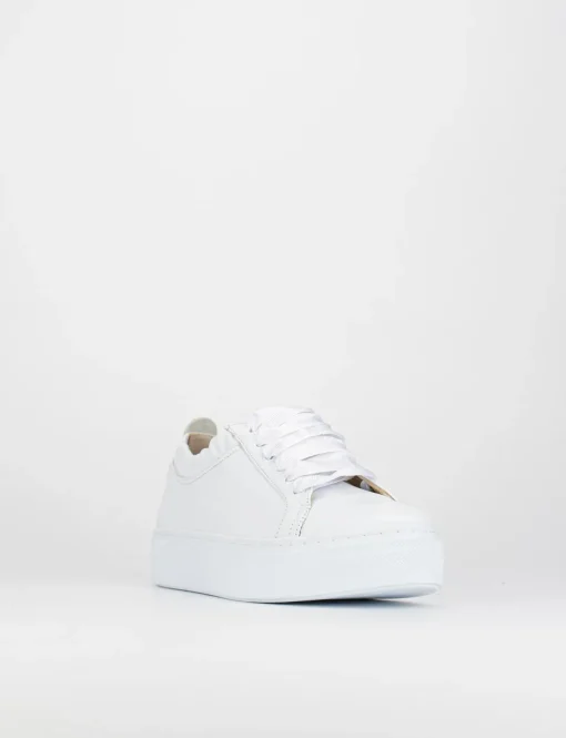 Sneakers pelle bianco