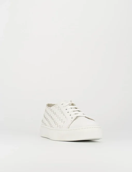Sneakers pelle bianco