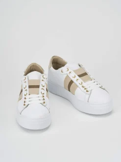 Sneakers pelle bianco