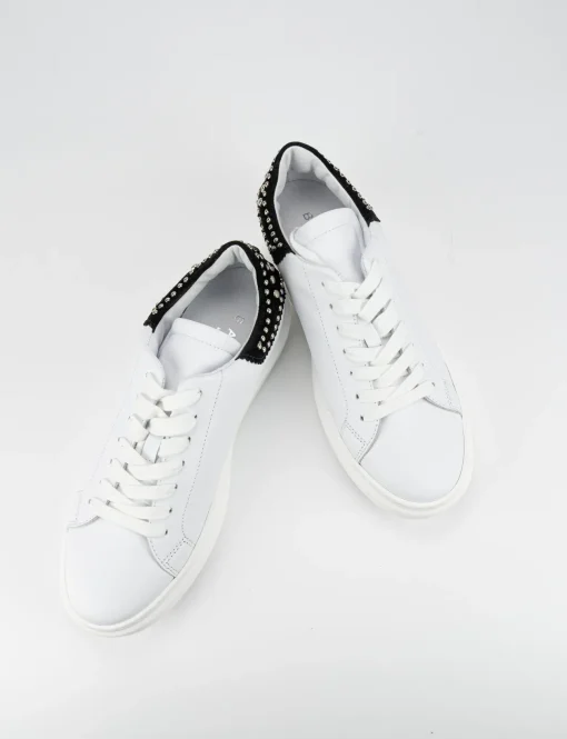 Sneakers pelle bianco