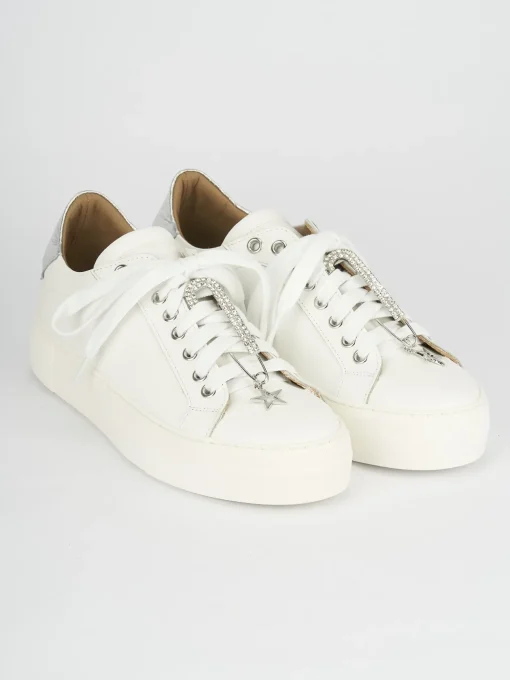Sneakers pelle bianco