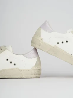 Sneakers pelle bianco