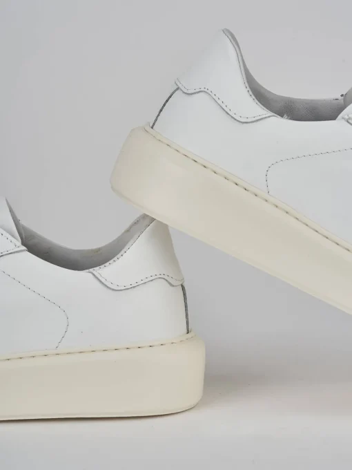 Sneakers pelle bianco