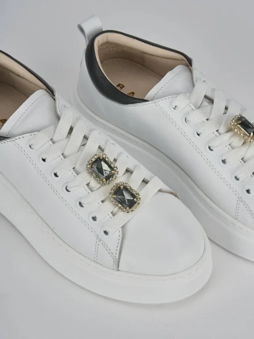 Sneakers pelle bianco
