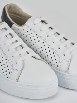 Sneakers pelle bianco