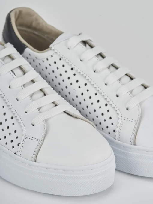 Sneakers pelle bianco