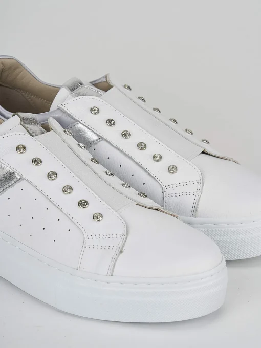 Sneakers pelle bianco