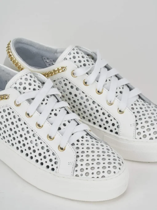 Sneakers pelle bianco