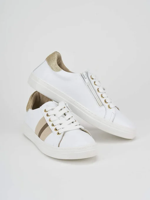 Sneakers pelle bianco