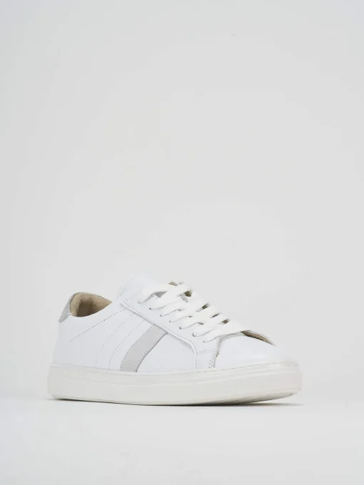Sneakers pelle bianco