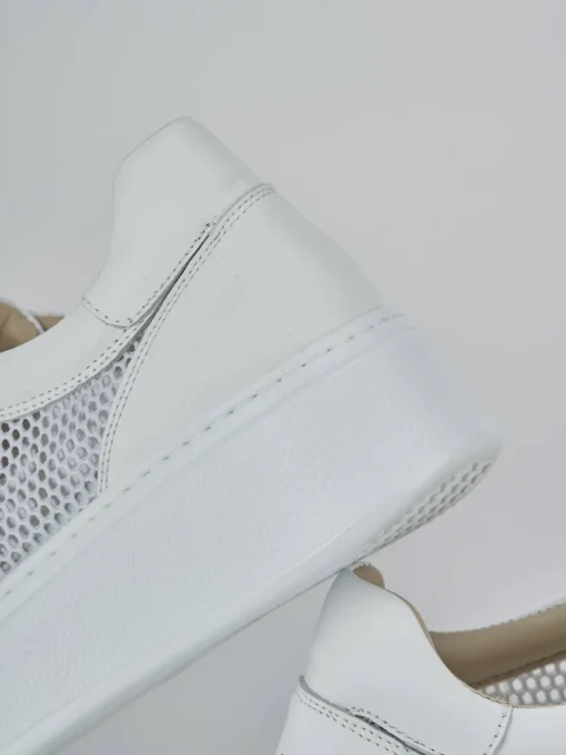 Sneakers pelle bianco