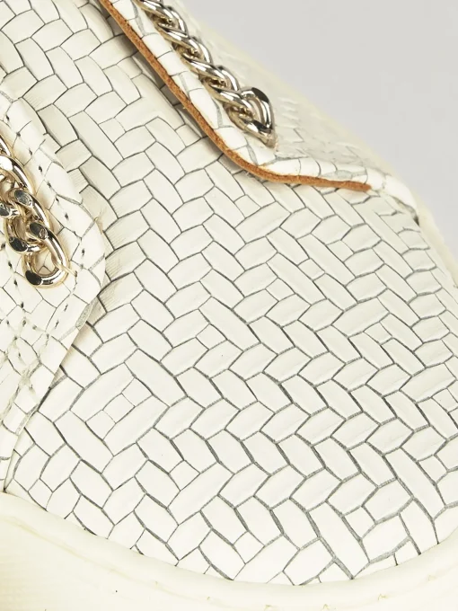 Sneakers pelle bianco