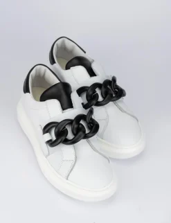 Sneakers pelle bianco