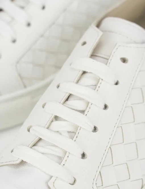Sneakers pelle bianco