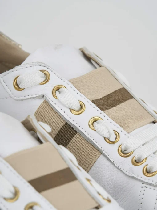 Sneakers pelle bianco