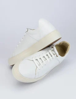 Sneakers pelle bianco