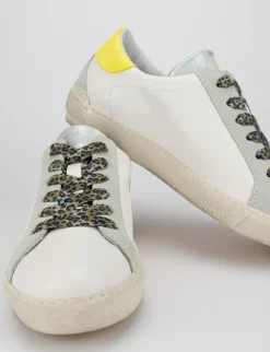 Sneakers pelle bianco