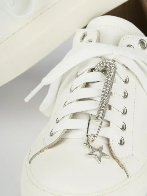 Sneakers pelle bianco