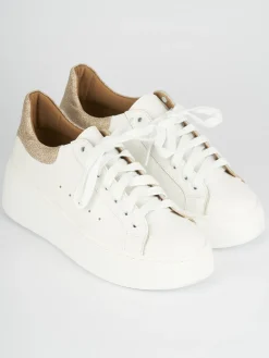 Sneakers pelle bianco