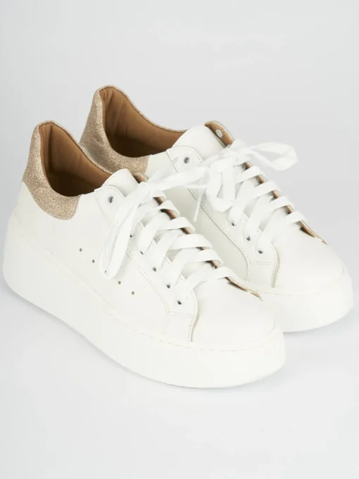 Sneakers pelle bianco
