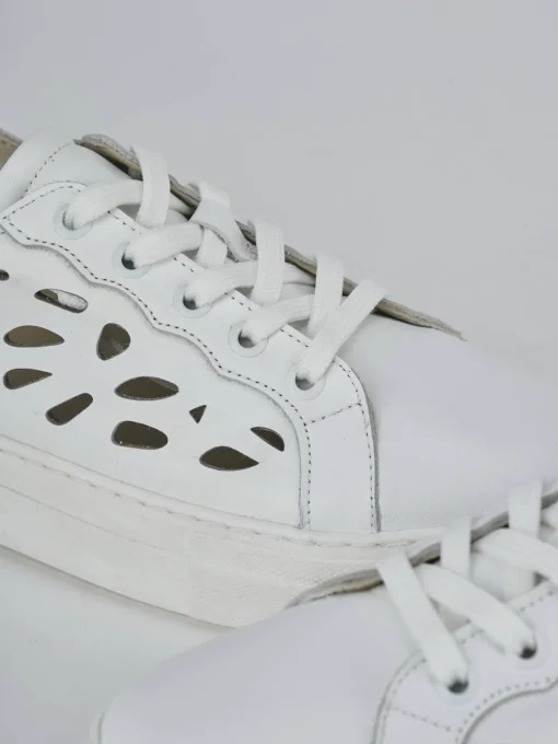 Sneakers pelle bianco