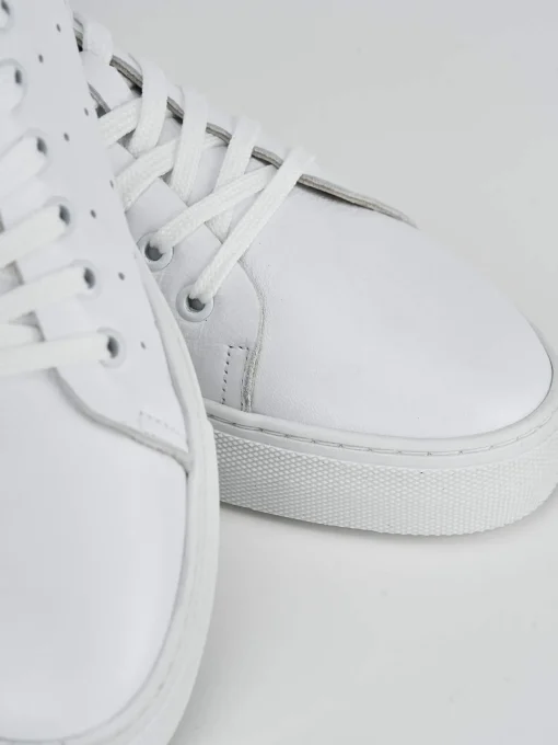 Sneakers pelle bianco