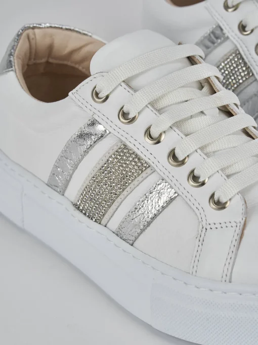 Sneakers pelle bianco
