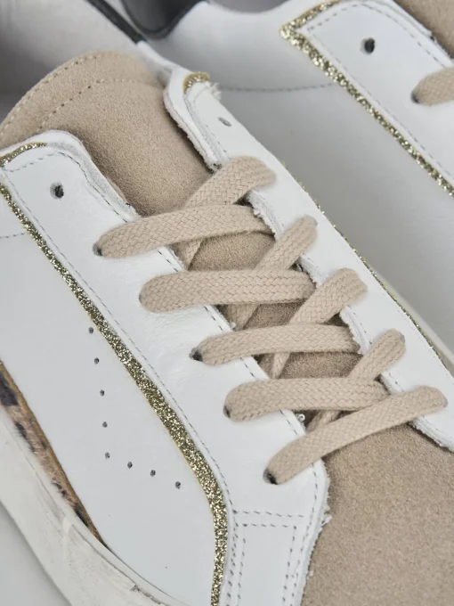 Sneakers pelle bianco