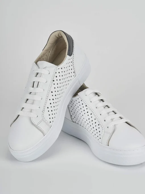 Sneakers pelle bianco