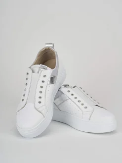 Sneakers pelle bianco