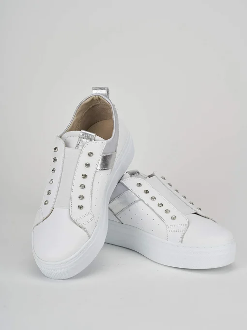 Sneakers pelle bianco