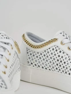 Sneakers pelle bianco