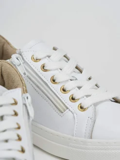 Sneakers pelle bianco
