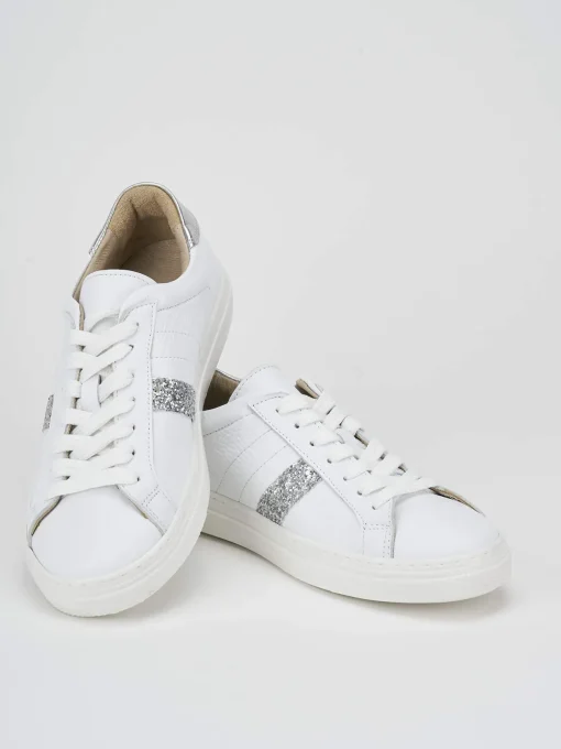 Sneakers pelle bianco