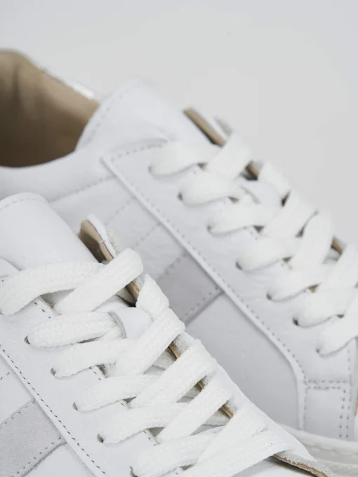 Sneakers pelle bianco