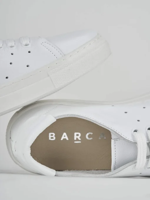 Sneakers pelle bianco