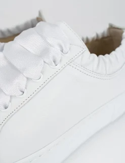 Sneakers pelle bianco